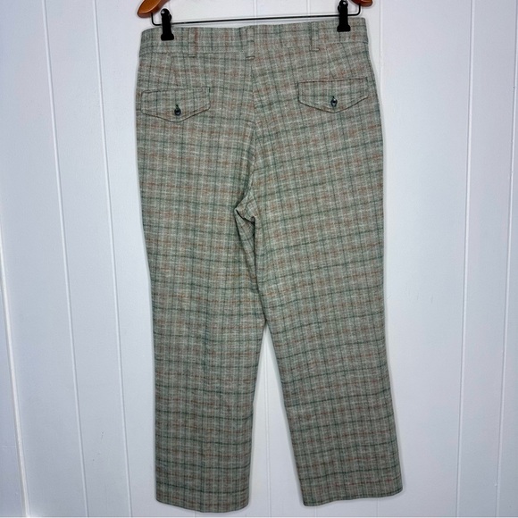 Vintage 70s Sears Kings Road Double Knit Flare Pants Retro - Picture 11 of 12